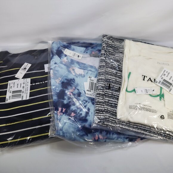 Bundle Lot of 4 New Talbots Long Sleeve Shirts Striped Size 3XP Petite 3X - Picture 1 of 5